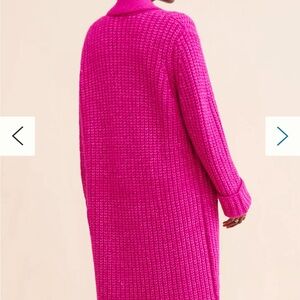 Women's Pink Cardigan Sweater